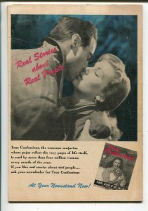 Love Memories #1 1949-Fawcett-1st issue-photo cover-soda shop-VG/FN