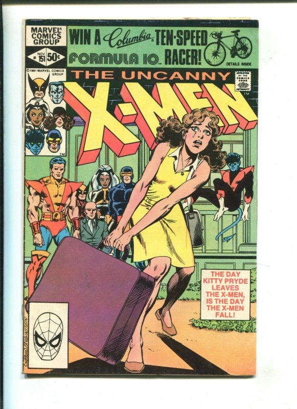 UNCANNY X-MEN #151 - KITTY PRYDE LEAVES The Fisherman Collection (7.0) 1981