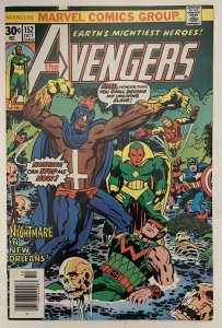 (1976) THE AVENGERS #152 CLASSIC JACK KIRBY COVER! NIGHTMARE IN NEW ORLEANS!