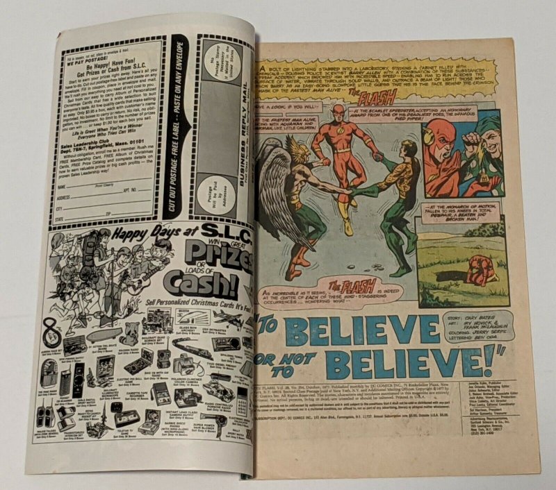 Flash #254 (Oct 1977, DC) VF- 7.5 Rogues Gallery appearance