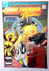 Jonni Thunder #4 (1985) DC Comics Thunderbolt 1st Print Comic Book