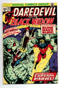 Daredevil #107 - Black Widow - Moondragon - Captain Marvel - 1974 - FN