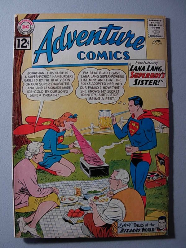 ADVENTURE COMICS 297 Fine- Super Lana Lang