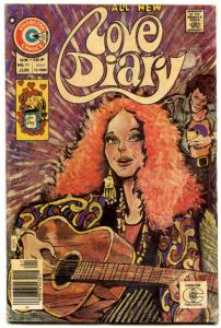 Love Diary #99 1976- Charlton- Hippie Guitar cover FN-