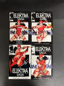 The Elektra Saga (1984) #1-4 VF/NM Complete Set