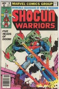 Shogun Warriors #10 (1979) - 5.5 FN- *Five Heads of Doom* 
