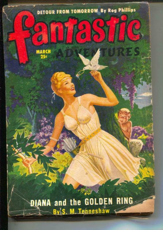 Fantastic Adventures-Pulp-3/1950-Paul Lohrman-Robert Bloch