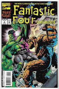 Fantastic Four Unlimited #4 Direct Edition (1993)