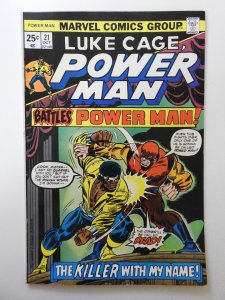 Power Man #21  (1974) VG Condition! MVS intact! rust on bottom staple