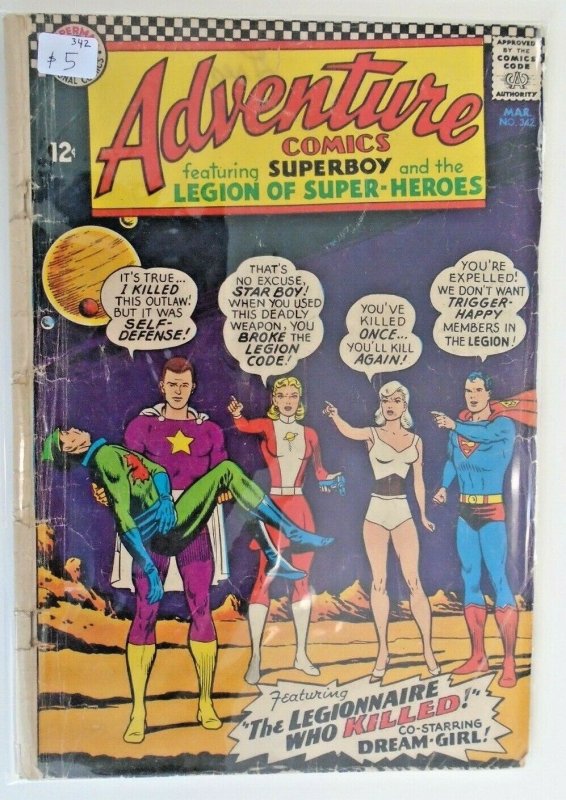 *Adventure Comics #336-349 (11 books) G=$95