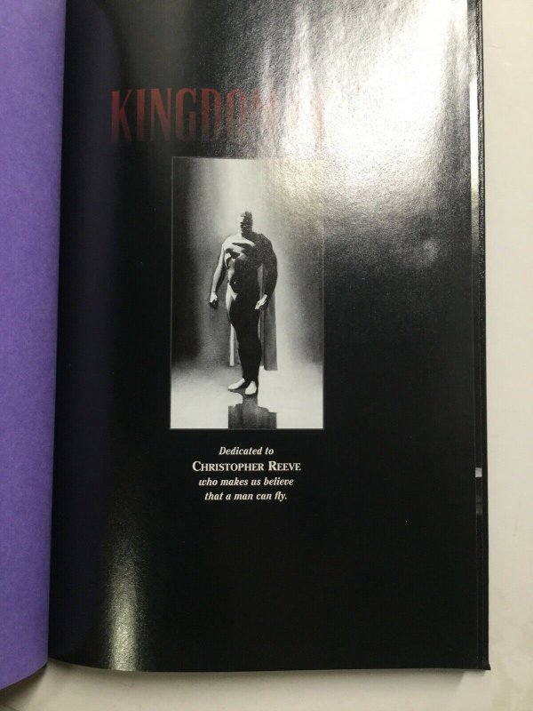 Kingdom Come Christopher Reeve Dedication Tpb Hardcover Hc Near Mint Dc Comic