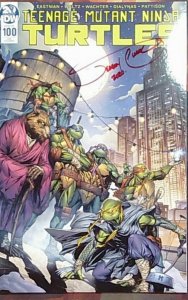 TMNT #100 SIGNED BY JEREMY CLARK TRADE EPIKOS STORE EXCLUSIVE VARIANT EB200