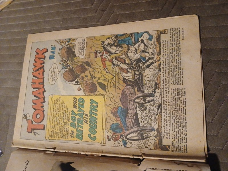DC Tomahawk #71 Dec 1960 Silver Age Comic Book The Caveman Indians Western
