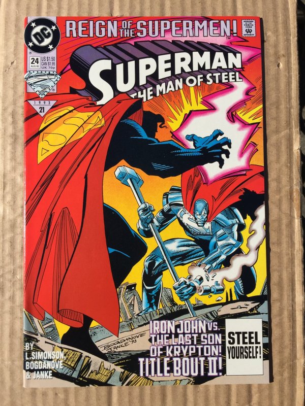 Superman: The Man of Steel #24 (1993)