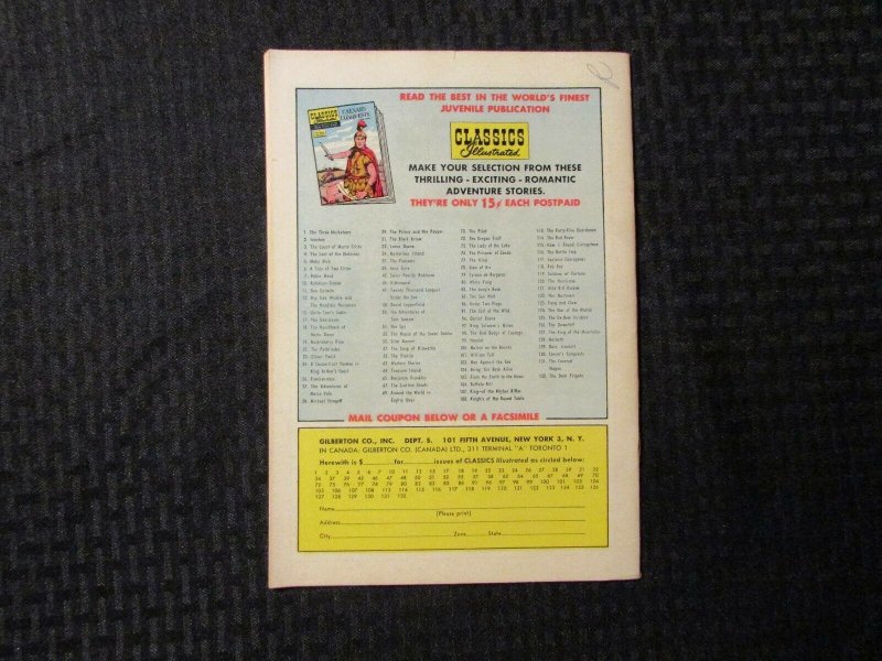 1952 Aug RED BADGE OF COURAGE Classics Illustrated #98 VG+ 4.5 Gilberton
