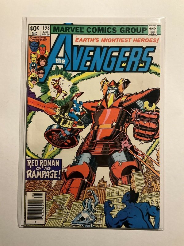 Avengers 198 Near Mint- Nm- 9.2 Marvel  