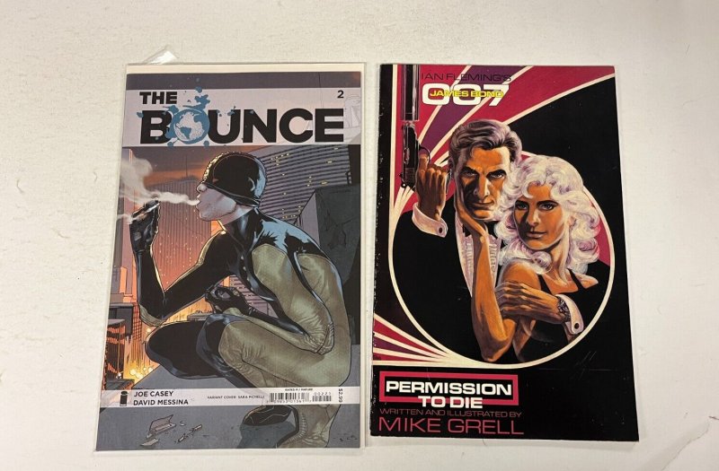 4 Comics Fire Tripper 1 Bounce 2 Fatale 7 James Bond Permission to Die 4 JW17