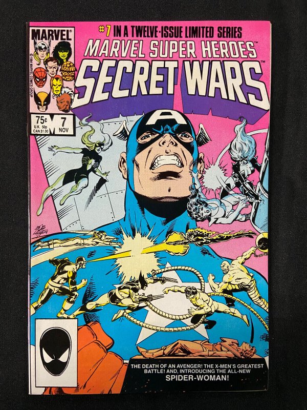 SECRET WARS COMPLETE 1-12  INCLUDES #8 1ST BLACK SPIDER-MAN COSTUME MOST VF/NM 