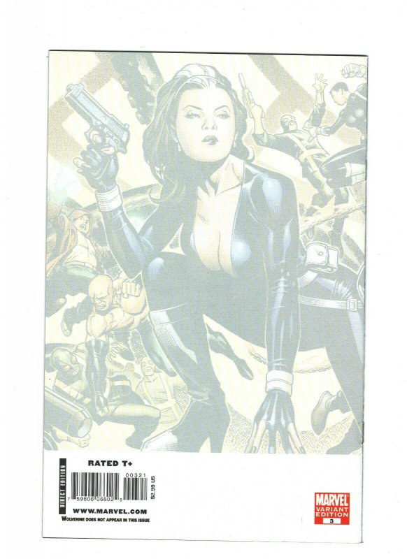 Secret Warriors #3 NM- 9.2 Marvel Comics 2009 Wolverine Variant  