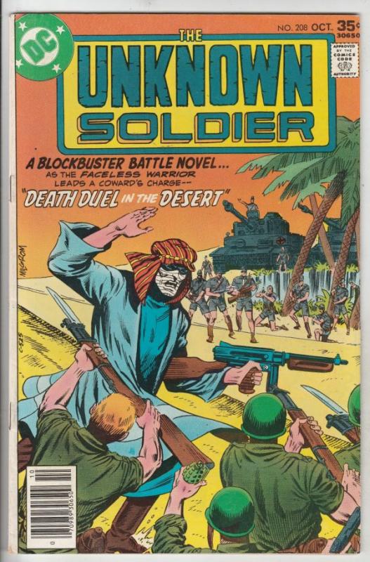 Unknown Soldier, The #208 (Oct-77) VF/NM High-Grade Unknown Soldier