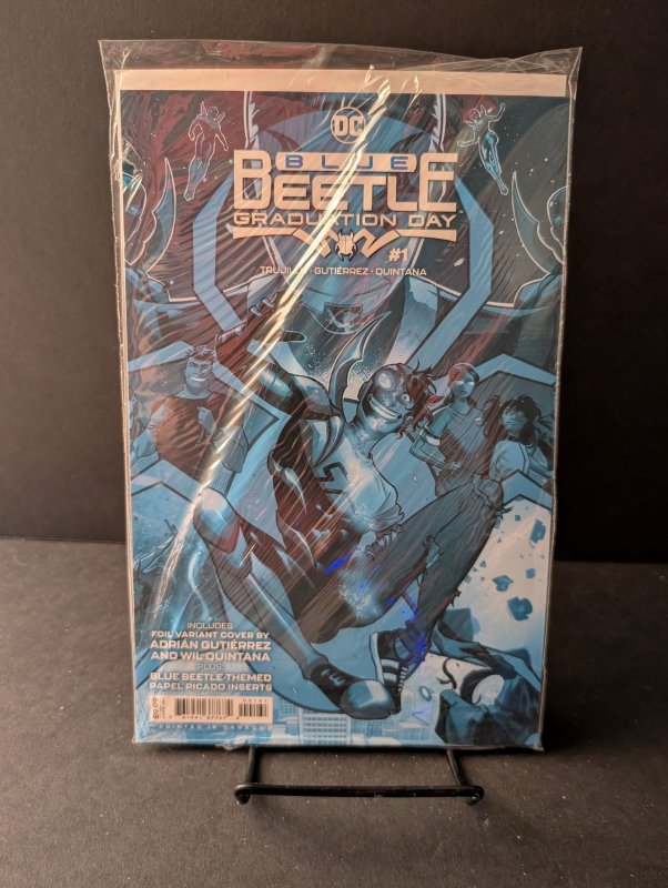Blue Beetle: Graduation Day #1 Adrian Gutierrez Foil Variant (2023)