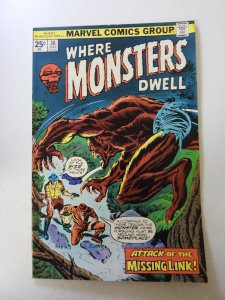 Where Monsters Dwell #36 (1975) VF- condition