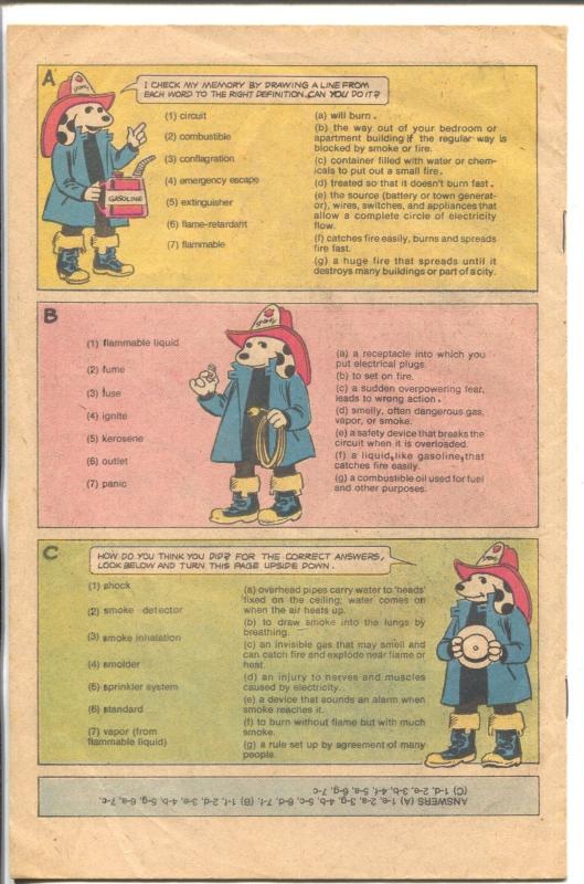 Sparky 1978-National Fire Protection Assoc promo comic-Joe Kubert?-VF