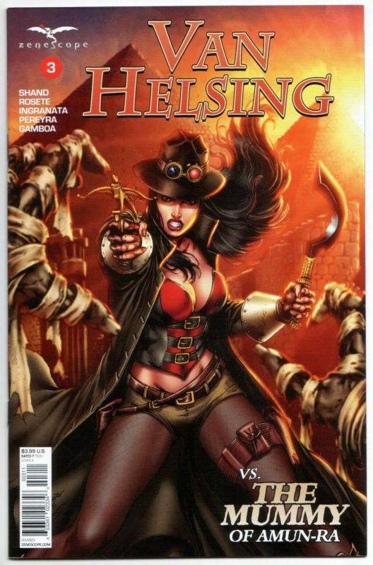 Van Helsing vs The Mummy #3 Cvr A (Zenescope, 2017) VF