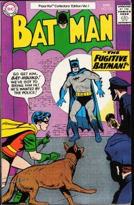 Batman #123 Pizza Hut Reprint Cover (1977) Batman and Robin