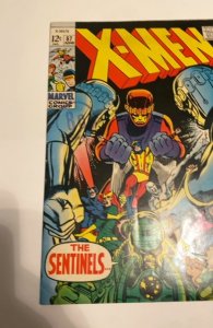 The X-Men #57 (1969)Adams art vs the sentinels