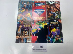 6 DC comic books Showcase '93 Huntress #10 Man Steel #22 Spectre #7 73 KM21