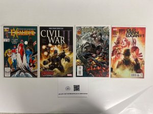 4 Marvel Comics Old Man Logan#1+Wolverine#32+Excalibur#1+Civil War II#1 38 JS41