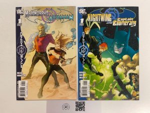 Lot Of 2 Comic Books DC Metamorpho Aquaman #1 and Nightwing Boomerang #1    LH17