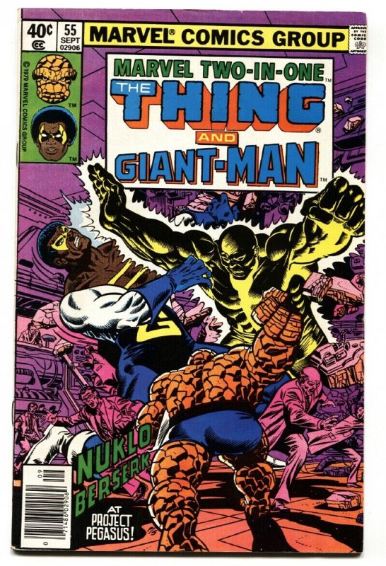 MARVEL TWO-IN-ONE #55 First new GAINT-MAN-1979-comic book