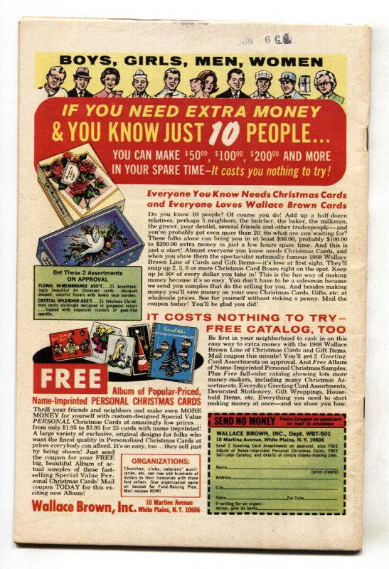 DOCTOR STRANGE #172 comic book  1968-MARVEL COMICS-