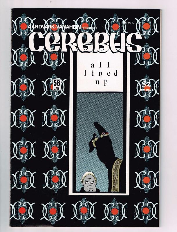 Cerebus The Aardvark # 58 VF/NM Aardvark-Vanaheim Comic Book Dave Sim 1st Pr S10