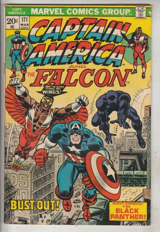 Captain America #171 (Mar-74) VG/FN Mid-Grade Captain America