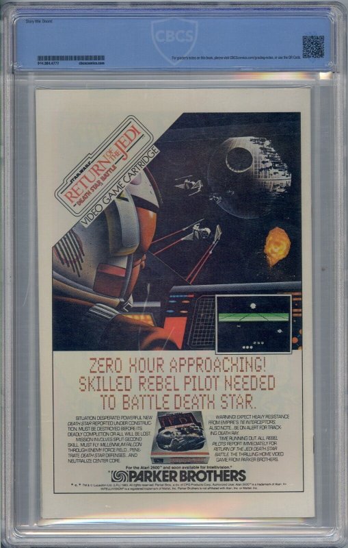 THOR #337 CBCS 9.8 1ST BETA RAY BILL WHITE PAGES NOT CGC