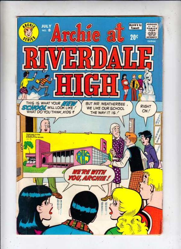 Archie At Riverdale High #8 (Jul-73) VG/FN Mid-Grade Archie