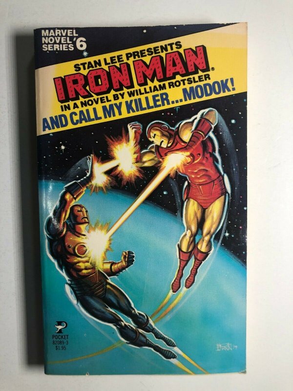 Marvel Novel #6 IRON MAN And Call My Killer...MODOK! paperback 1979