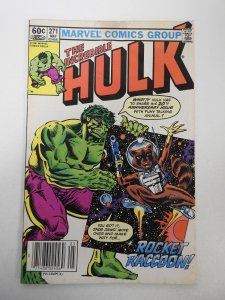 The Incredible Hulk #271 (1982) VG+ Condition moisture stains