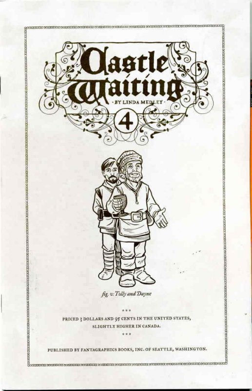 Castle Waiting (Vol. 2) #4 VF/NM; Fantagraphics | save on shipping - details ins