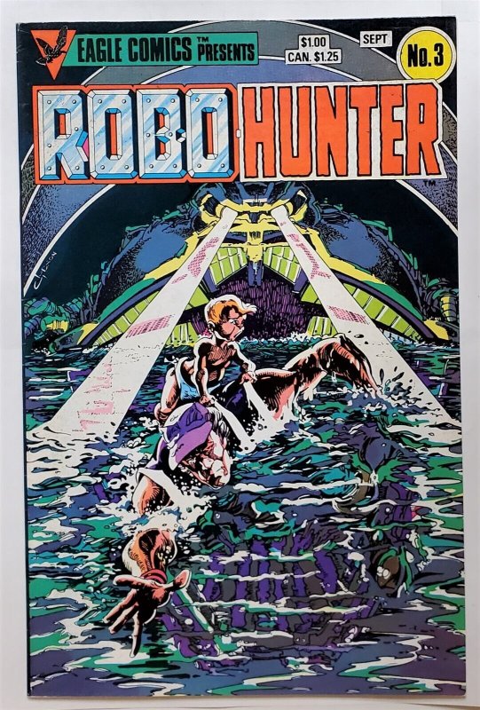 Robo-Hunter #3 (Sept 1984, Eagle) 7.0 FN/VF  
