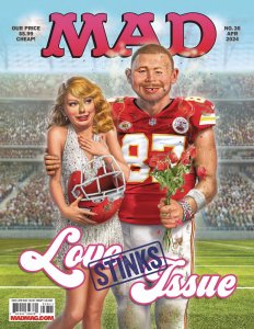 MAD MAGAZINE #36 (2024) Taylor Swift Travis Kelce Super Bowl - Read Description