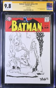 Batman : Facsimile Edition (2023) # 181 (CGC 9.8 SS) Signed & Sketch tim Vigil