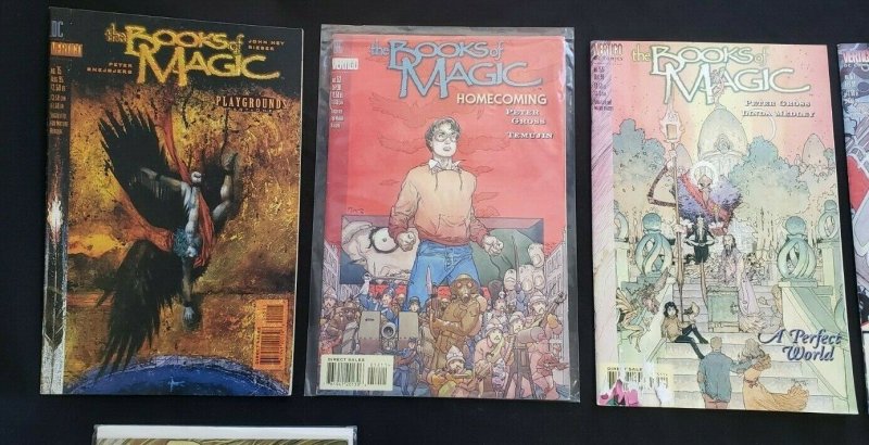 BOOK OF MAGIC 10PC (VF) PLAYGROUNDS, HOMECOMING, A PERFECT WORLD 1995-2000