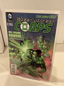Green Lantern Corps #9  9.0 (our highest grade)  New 52!  2012