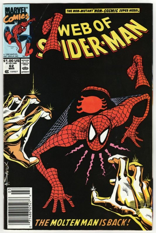 Web Of Spider-Man #62 (Marvel, 1990)