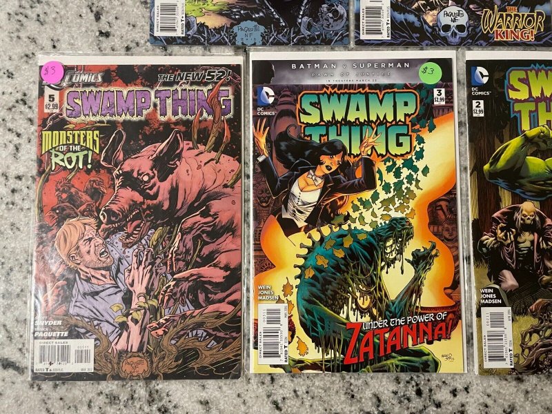 Lot Of 5 Swamp Thing DC Comic Books New 52 # 2 3 5 8 9 NM 1st PR Batman 49 J801 