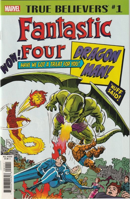 TRUE BELIEVERS FANTASIC FOUR DRAGON MAN (2019)